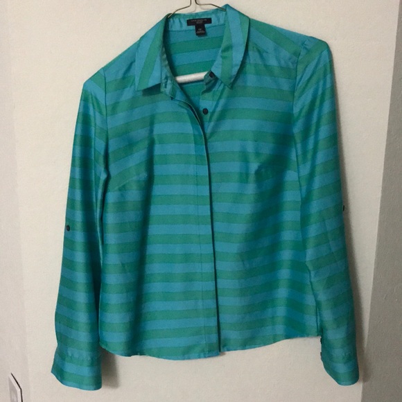 Ann Taylor Button Down Blouse - Picture 1 of 3